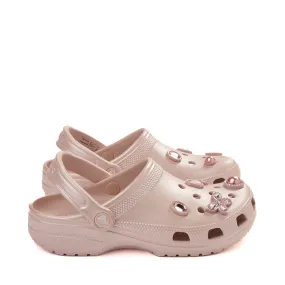 Crocs Classic Clogs with Jewels, Pink