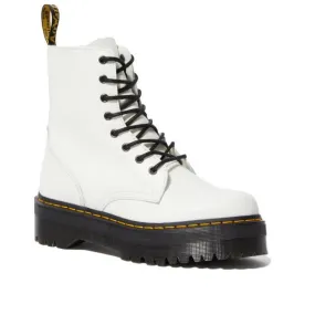 Dr Martens - White Jadon Platform Polished Smooth Boot 8 up