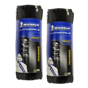 Folding bicycle tire for road bike Lithion2/2-pack/700×23 folding/ETRTO 25-622 MICHELIN